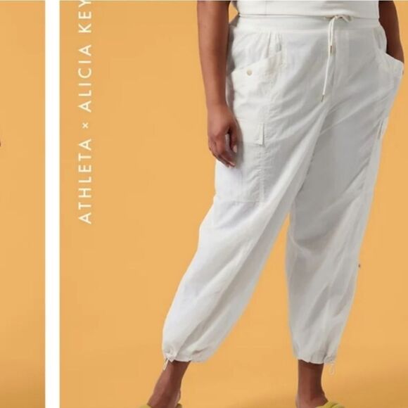 Athleta X Alicia Keys Utility Pants BEYOND SOFT ABSOLUTELY FABULOUS PANTS! - Picture 2 of 4